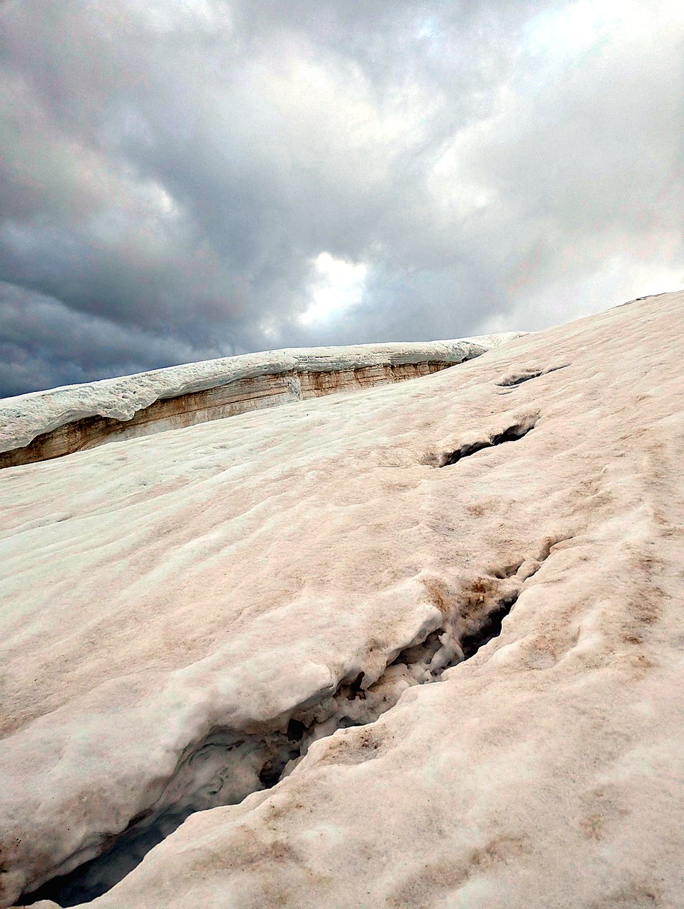 Monte Rosa massif with glaciers and rocky ridges
