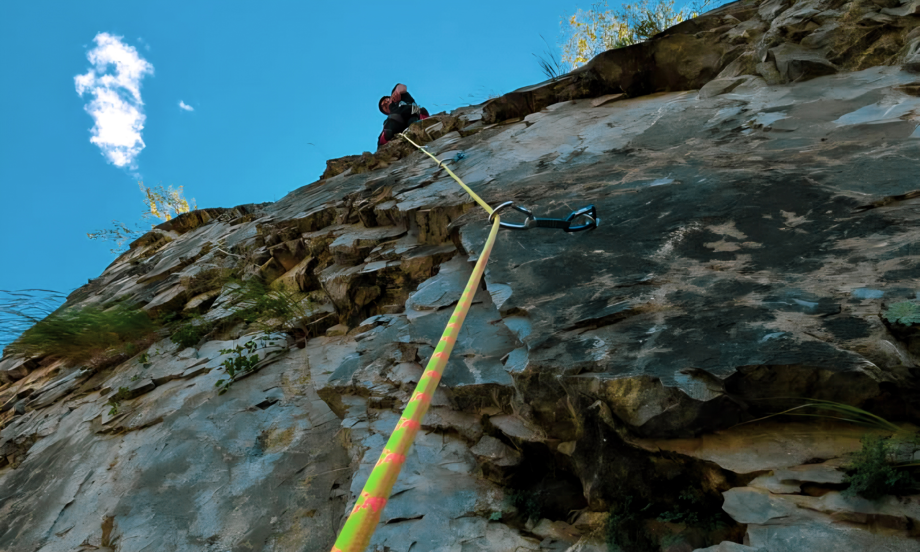 Simple Limestone Climbing in Prizren: One Rock, Two Routes