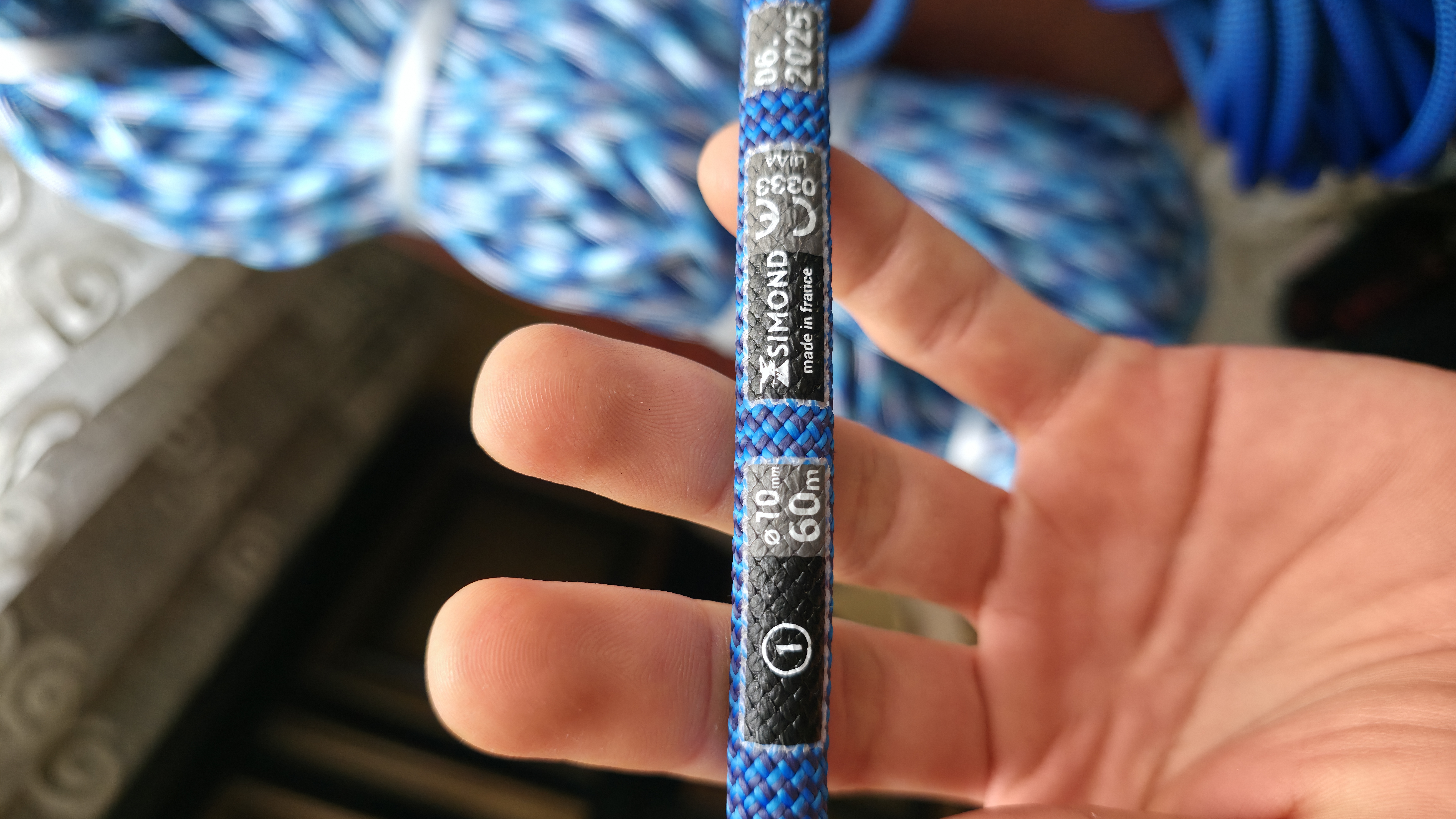 60m Dynamic climbing rope